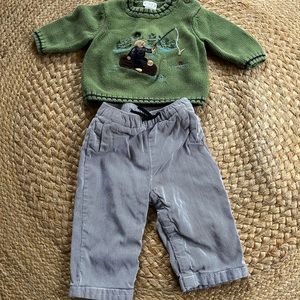 Talbots/BabyGap Outfit, 6-12mos.